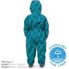 JAN & JUL Waterproof Rain Suit, Windproof Coveralls for Toddlers and Kids(Thin-liner: Summer Camp)