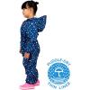 JAN & JUL Waterproof Rain Suit, Windproof Coveralls for Toddlers and Kids(Thin-liner: Terrazzo)