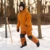 JAN & JUL Waterproof Ski Jacket, Insulated Snow Coat for Toddlers(Cinnamon)