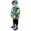 JAN & JUL Waterproof Ski Jacket, Insulated Snow Coat for Toddlers(Neon Peaks)