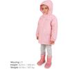 JAN & JUL Waterproof Ski Jacket, Insulated Snow Coat for Toddlers(Prairie Flowers)