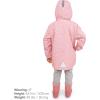 JAN & JUL Waterproof Ski Jacket, Insulated Snow Coat for Toddlers(Prairie Flowers)