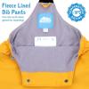 JAN & JUL Waterproof Snow Bib Pants with Fleece-Lining, Overalls for Toddlers and Kids(Cozy-dry: Hearts)
