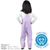JAN & JUL Waterproof Snow Bib Pants with Fleece-Lining, Overalls for Toddlers and Kids(Fleece-lined: Lavender)