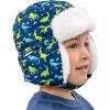 JAN & JUL Waterproof Winter Hat for Babies and Kids(Dinoland – No Toggle)