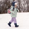 JAN & JUL Waterproof Winter Hat for Babies and Kids(Navy Forest – No Toggle)