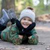 JAN & JUL Winter Fleece Mittens for Baby and Toddler(Black)