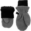 JAN & JUL Winter Fleece Mittens for Baby and Toddler(Dark Grey)