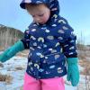JAN & JUL Winter Fleece Mittens for Baby and Toddler(Teal)