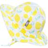 JAN & JUL 50+ UPF Cotton Sun Hat with Wide Brim for Toddler Girls(Lemon Fresh)