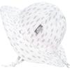 JAN & JUL 50+ UPF Cotton Sun Hat with Wide Brim for Toddler Girls(Spring Showers)