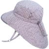 JAN & JUL 50+ UPF Quick-Dry Sun-Hats for Boys(Grey Herringbone)
