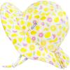 JAN & JUL Adjustable Cotton Floppy Sun Hat with 50+ UPF Protection for Girls(Lemons)