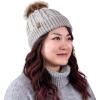 JAN & JUL Baby Toddler Kids Fall Winter Beanie Hat(Adult: Grey)