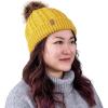 JAN & JUL Baby Toddler Kids Fall Winter Beanie Hat(Adult: Mustard)
