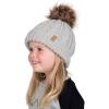 JAN & JUL Baby Toddler Kids Fall Winter Beanie Hat(Grey)