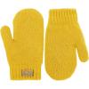 JAN & JUL Fleece Lined Knit Mittens for Baby and Toddler(Mitten: Mustard)