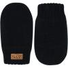 JAN & JUL Fleece Lined Knit Mittens for Baby and Toddler(Thumbless Mitten: Black)