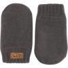 JAN & JUL Fleece Lined Knit Mittens for Baby and Toddler(Thumbless Mitten: Dark Grey)