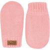 JAN & JUL Fleece Lined Knit Mittens for Baby and Toddler(Thumbless Mitten: Dusty Pink)