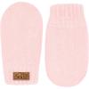 JAN & JUL Fleece Lined Knit Mittens for Baby and Toddler(Thumbless Mitten: Light Pink)