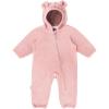 JAN & JUL Full Zip Up Fleece Onesie for Babies and Toddlers(Dusty Pink)