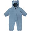 JAN & JUL Full Zip Up Fleece Onesie for Babies and Toddlers(Stormy Blue)
