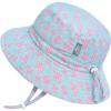 JAN & JUL Girls’ Adjustable Water Resistant Bucket Sun-hat 50+ UPF(Coral)