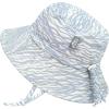 JAN & JUL Girls’ Adjustable Water Resistant Bucket Sun-hat 50+ UPF(Waves)