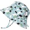 JAN & JUL Grow-with-Me Cotton Bucket Sun-Hat for Baby and Kids(Bear)
