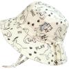 JAN & JUL Grow-with-Me Cotton Bucket Sun-Hat for Baby and Kids(Dino Play)