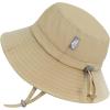 JAN & JUL Grow-with-Me Cotton Bucket Sun-Hat for Baby and Kids(Olive Khaki)