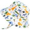 JAN & JUL Grow-with-Me Cotton Bucket Sun-Hat for Baby and Kids(Safari)