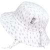 JAN & JUL Grow-with-Me Cotton Bucket Sun-Hat for Baby and Kids(Spring Showers)