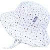 JAN & JUL Grow-with-Me Cotton Bucket Sun-Hat for Baby and Kids(Triangles)