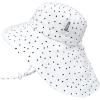JAN & JUL Kids’ Adjustable Cotton Xplorer Sun Hat 50+ UPF(Dots)