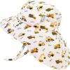 JAN & JUL Kids’ Adjustable Cotton Xplorer Sun Hat 50+ UPF(Little Diggers)