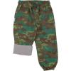 JAN & JUL Kids Toddlers Boys Girls Cozy Dry Water-Proof Rain Snow Pants(Fleece-lined: Woodland Camo)