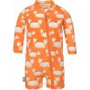 JAN & JUL Long Sleeve 1-pc UV Jumpsuit Rash Guard (Baby, Toddler)(Crabby Crab)