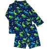 JAN & JUL Long Sleeve 2-pc UV Swim-Suit Set with Shorts (Baby, Toddler, Kids)(Dinoland)