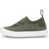 JAN & JUL Machine Washable Knit Shoes | Breathable Light-Weight Sneakers (Baby/Toddler/Little Kid)(Breeze Knit Shoes: Army Green)