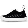 JAN & JUL Machine Washable Knit Shoes | Breathable Light-Weight Sneakers (Baby/Toddler/Little Kid)(Breeze Knit Shoes: Black)