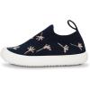 JAN & JUL Machine Washable Knit Shoes | Breathable Light-Weight Sneakers (Baby/Toddler/Little Kid)(Graphic Knit Shoes: Dandelion)