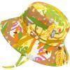 JAN & JUL Quick Dry Sun-Hat with Neck Flap for Swimming Boys’ Beach Hat(Jungle Friends)