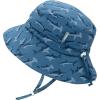 JAN & JUL Quick Dry Sun-Hat with Neck Flap for Swimming Boys’ Beach Hat(Shark)