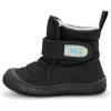 JAN & JUL Toasty-Dry Water-Resistant Winter Boots for Toddlers(Toasty-dry: Black)