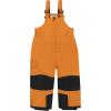 JAN & JUL Toasty-Dry Waterproof Insulated Snow Bib Pants for Kids(Cinnamon)