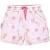 JAN & JUL UV Swim Shorts and Long Sleeve UV Shirt for Toddlers(Swim Shorts: Pink Ice Cream)