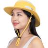 JAN & JUL Unisex Sun Protection Hat for Summer with Mesh, Breathable (Jasper: Yellow, M)
