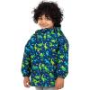 JAN & JUL Waterproof Fleece Lined Rain Jacket, Raincoat for Kids(Fleece-lined: Dinoland)